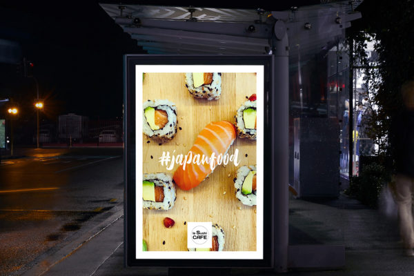 SUSHI CAFE Mockup